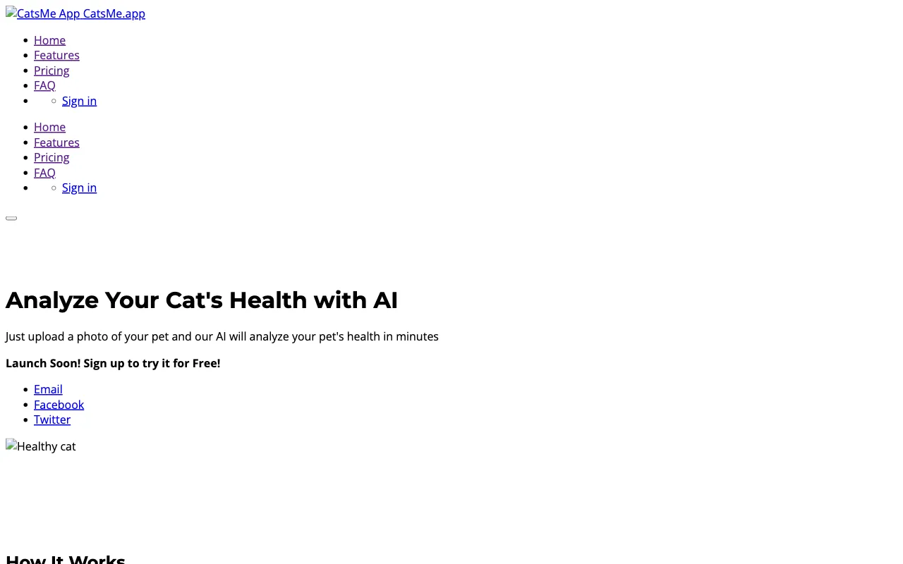 CatsMe.app — preview screenshot
