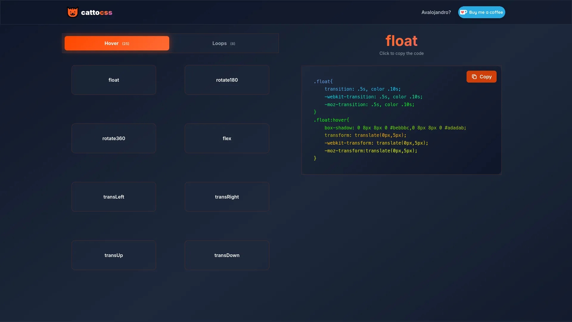 cattocss — preview screenshot