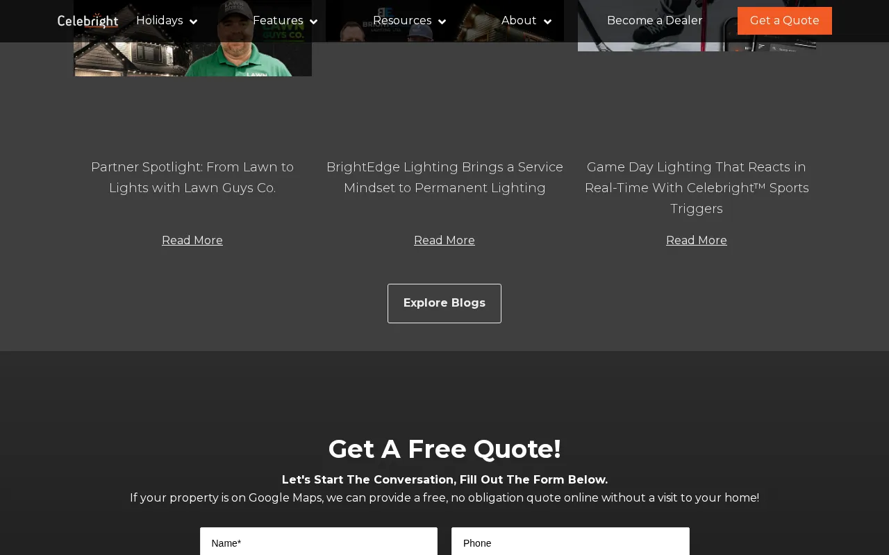Celebright — preview screenshot
