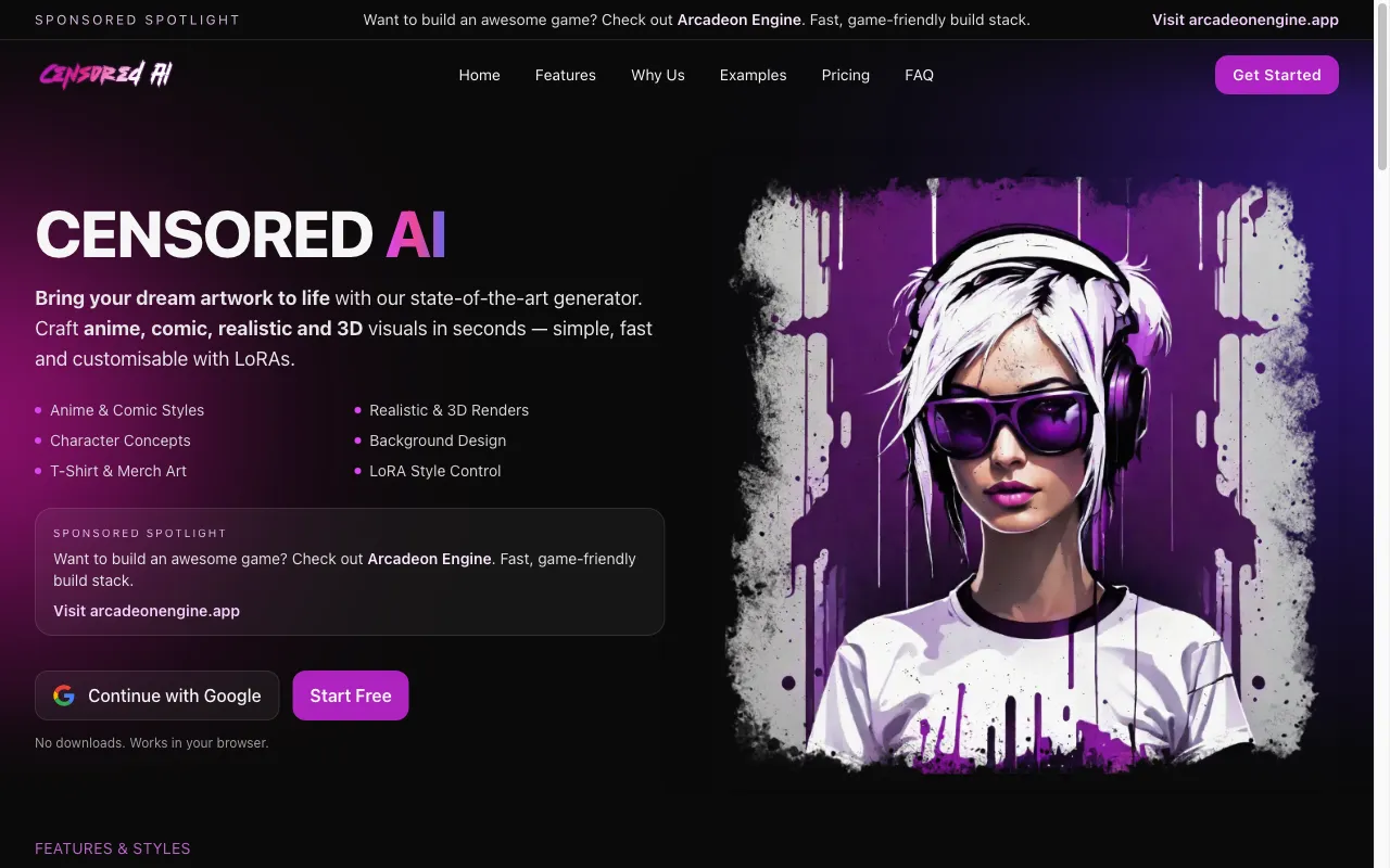 Censored AI — preview screenshot