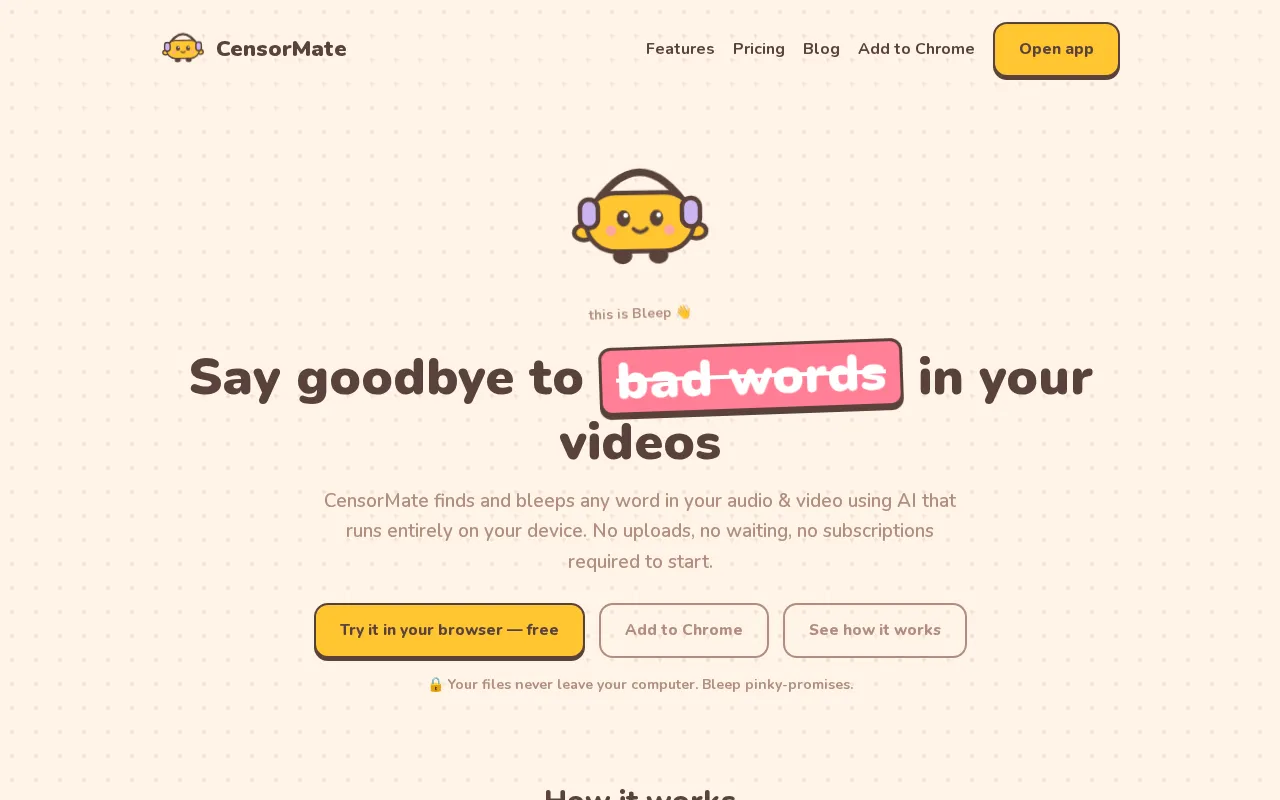 CensorMate — preview screenshot