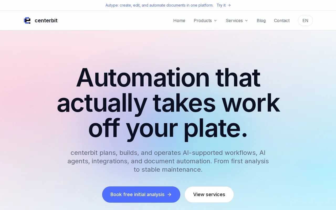 Centerbit — preview screenshot
