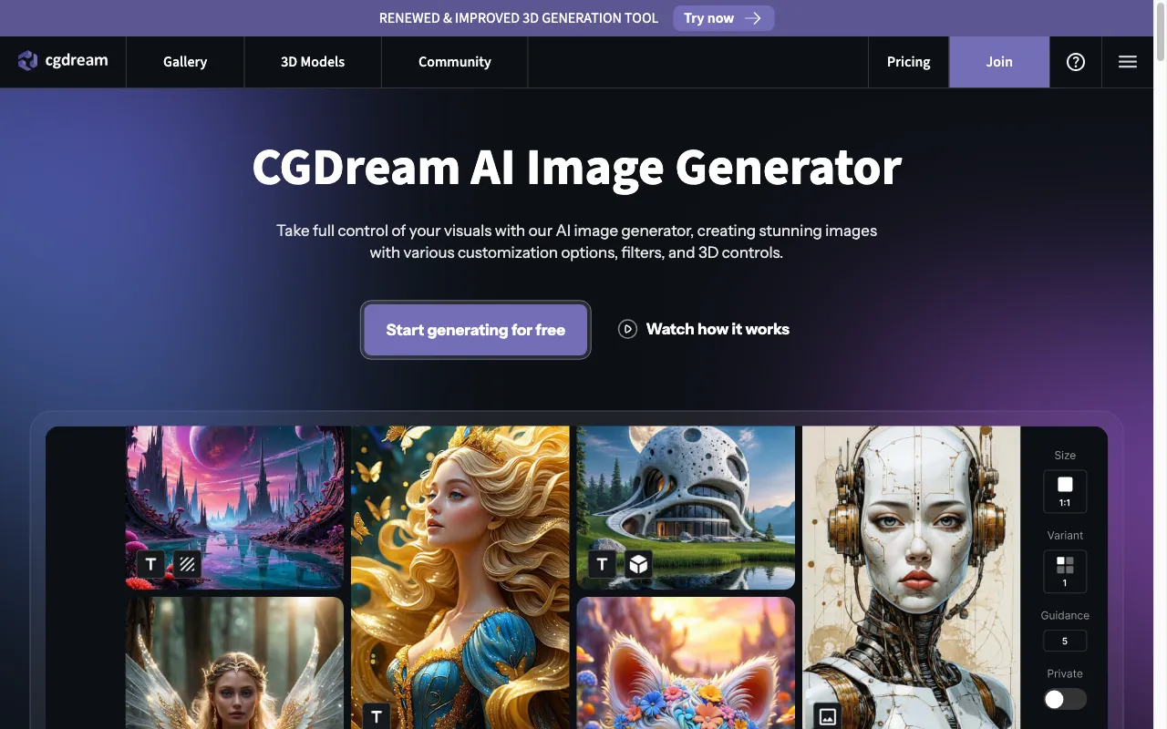 CGDream — preview screenshot