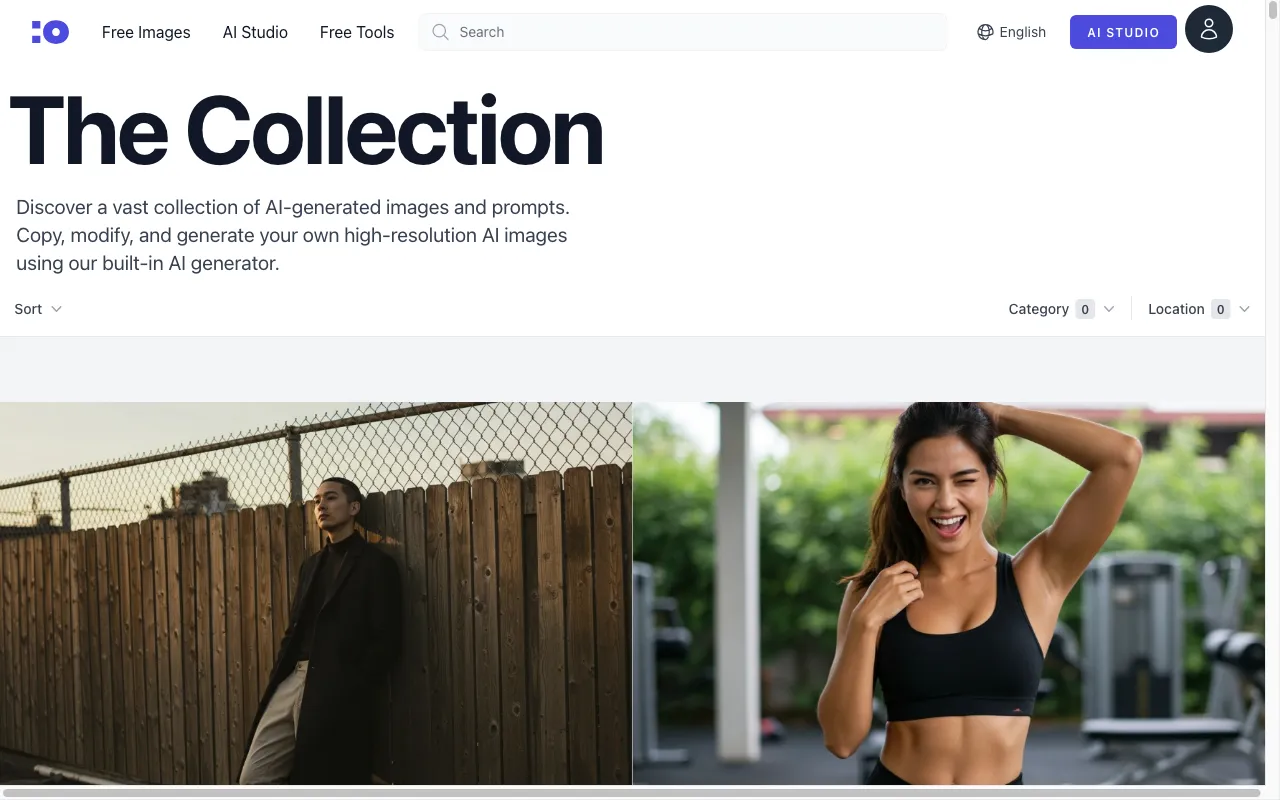 cgfaces.com — preview screenshot