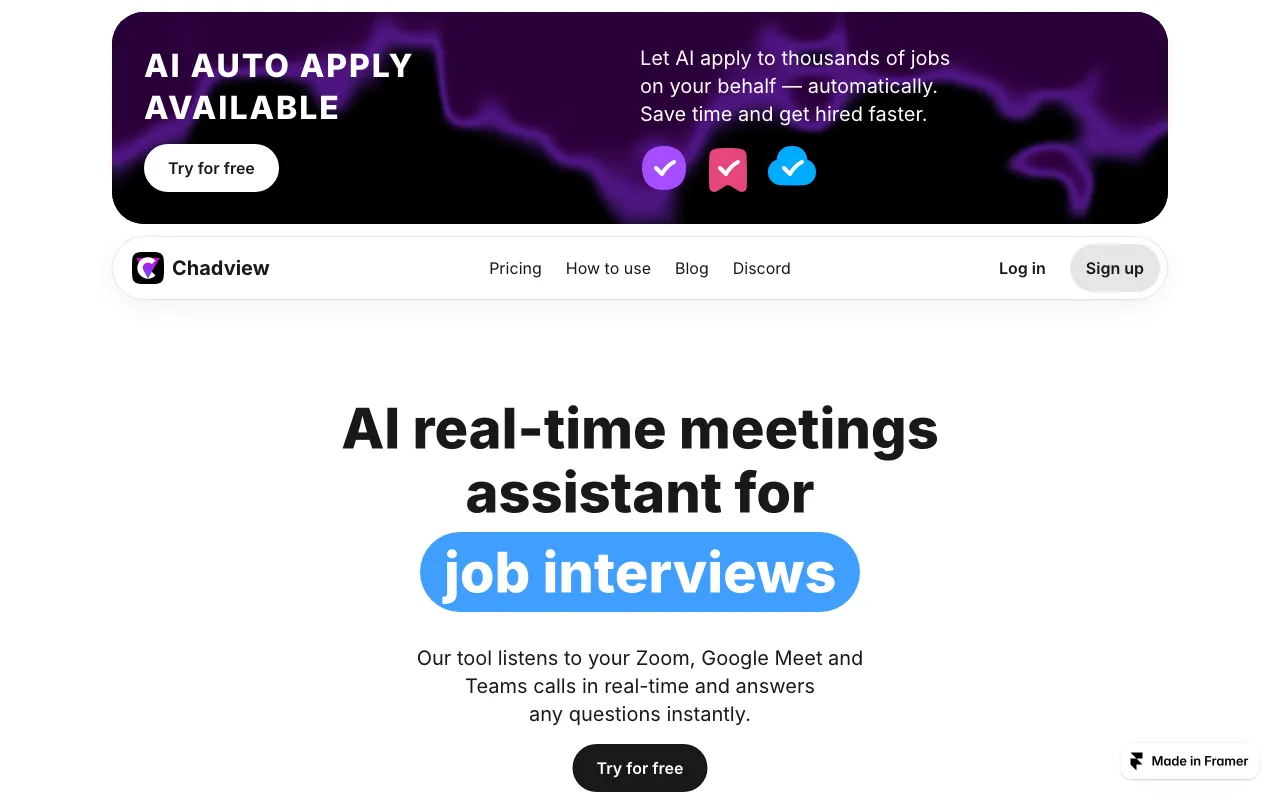 ChadView — preview screenshot