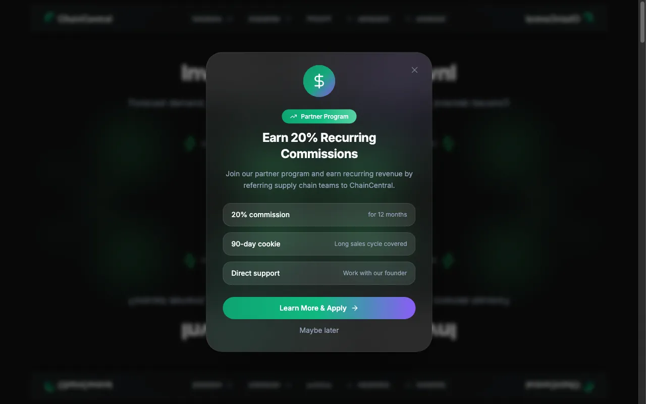 ChainCentral — preview screenshot