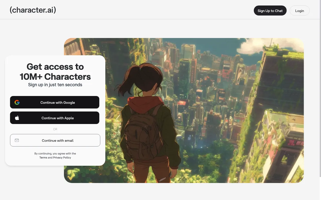 character.ai — preview screenshot