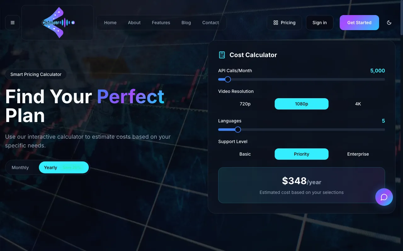 Charades AI — pricing page