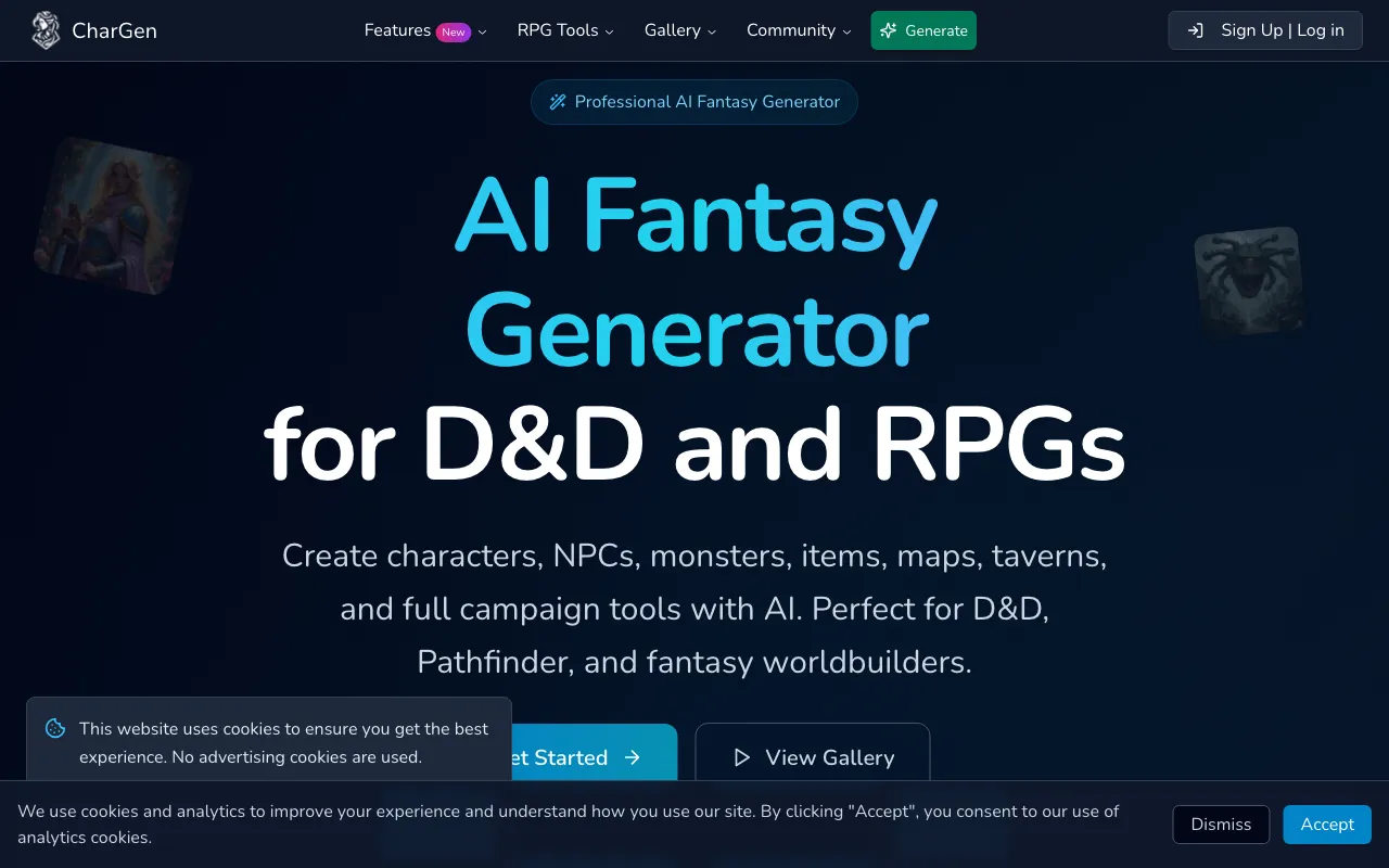 CharGen — preview screenshot