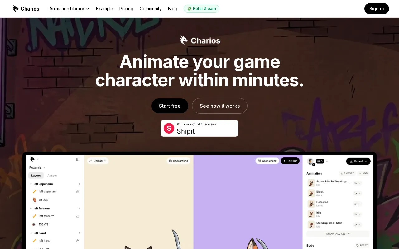 Charios — preview screenshot