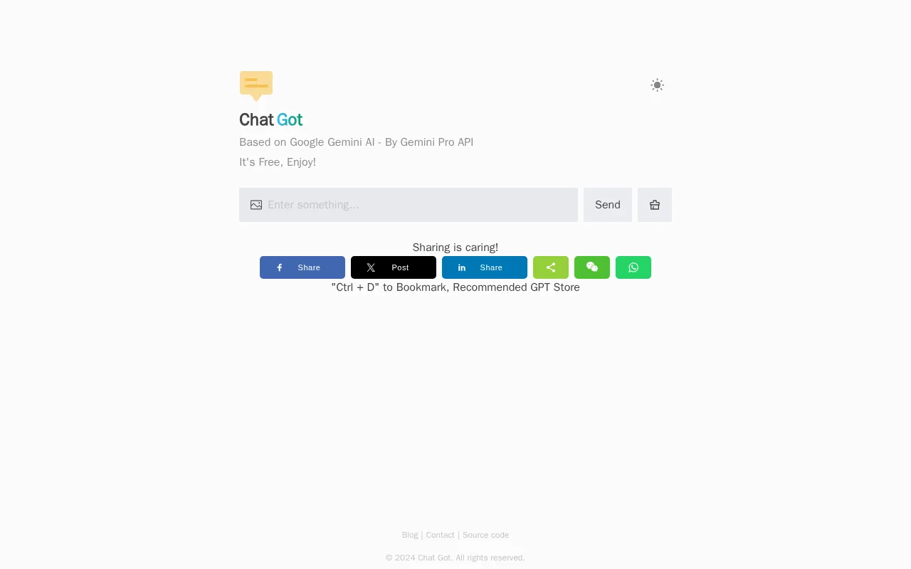 Chat Gemini — preview screenshot