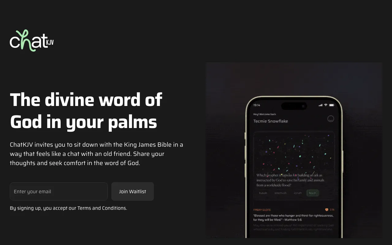 Chat KJV — preview screenshot