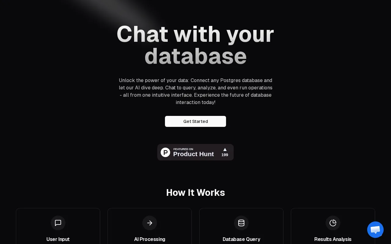 Chat With Your Database — preview screenshot