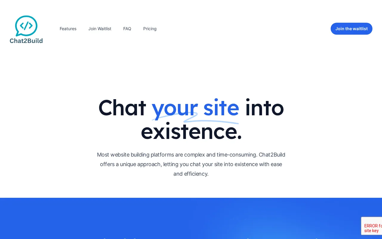 Chat2Build — preview screenshot