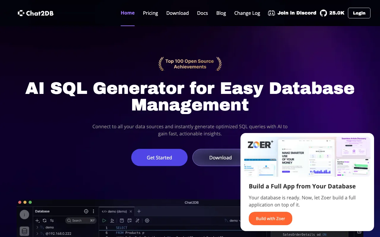Chat2DB Local — preview screenshot