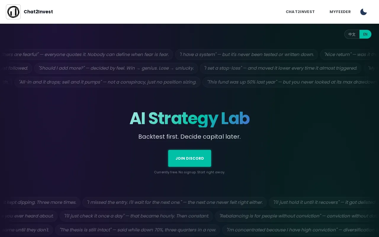 Chat2Invest — preview screenshot