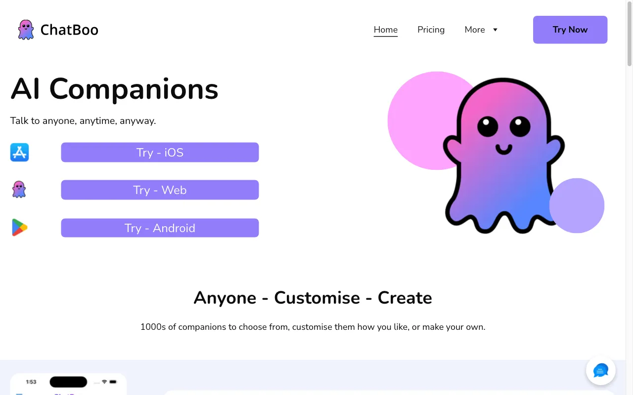 ChatBoo — preview screenshot