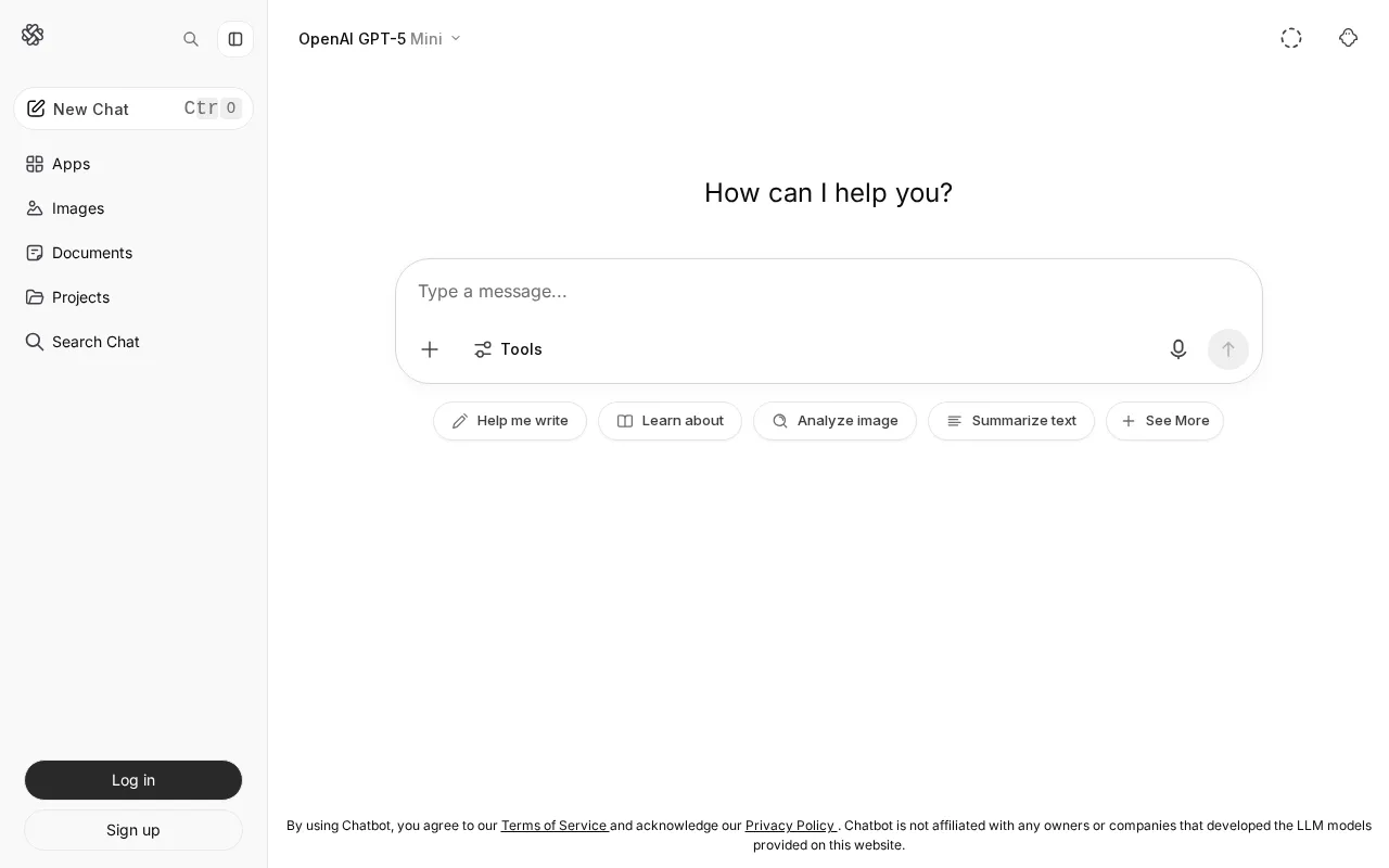 Chatbot — preview screenshot
