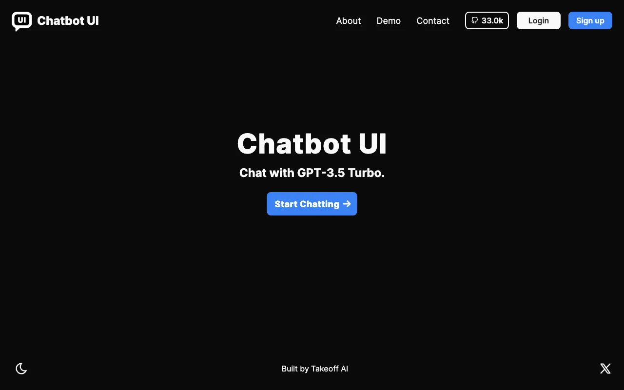 ChatBot UI — preview screenshot