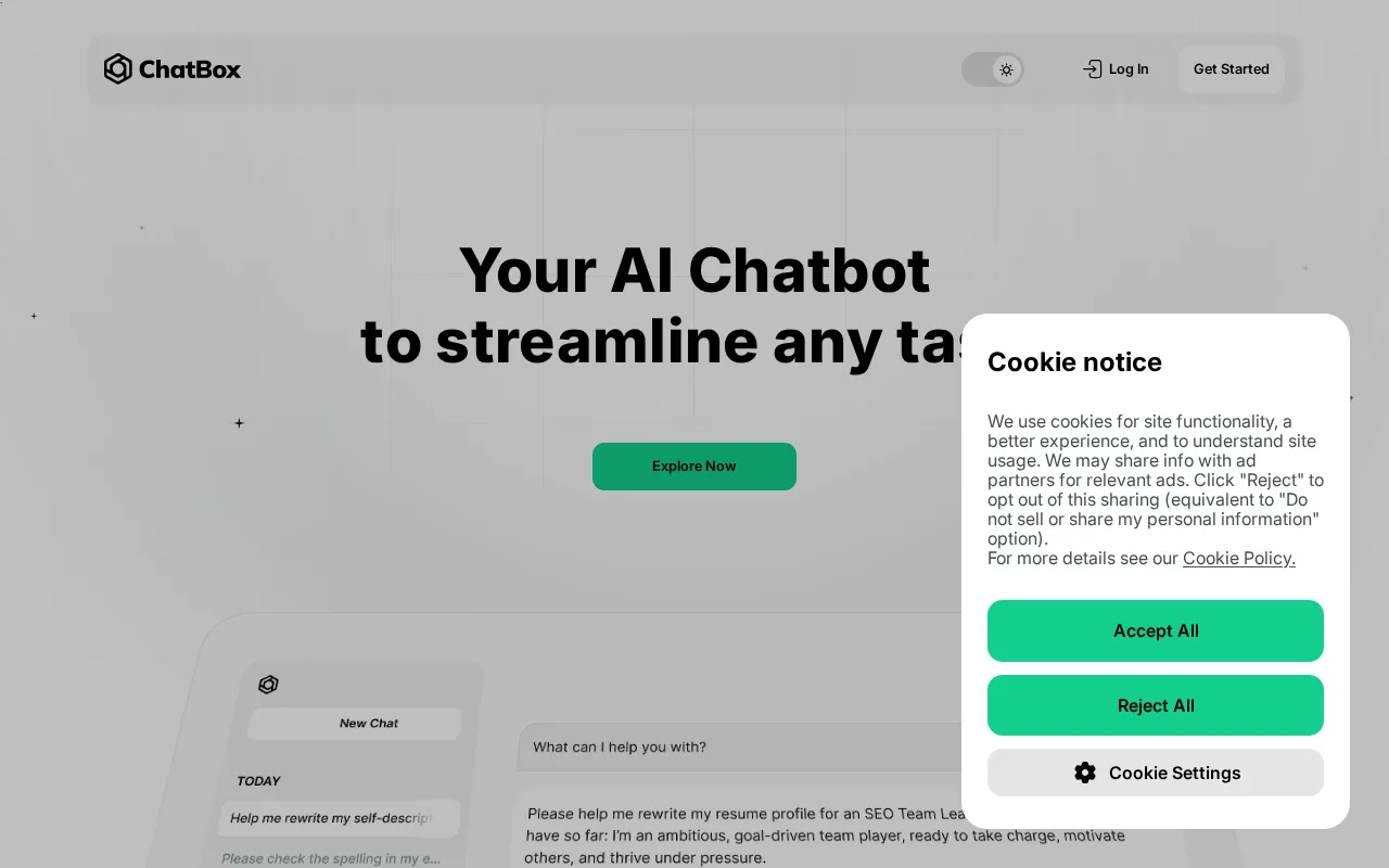 chatbox.ai — preview screenshot