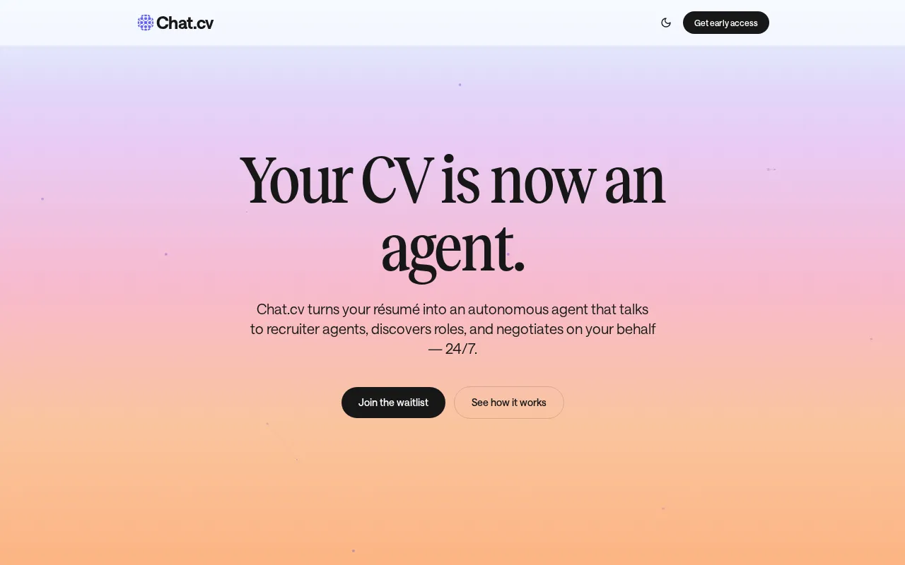 Chat.cv — preview screenshot