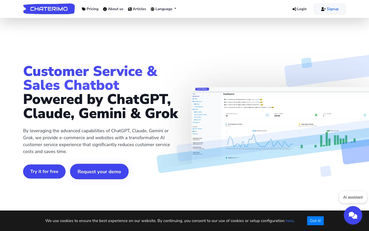 chaterimo.com — preview screenshot