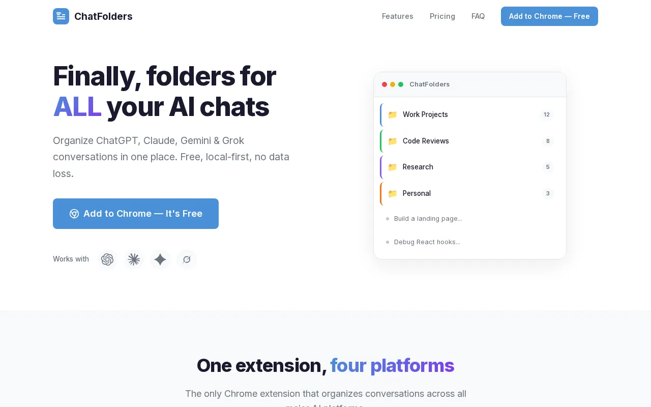 ChatFolders — preview screenshot