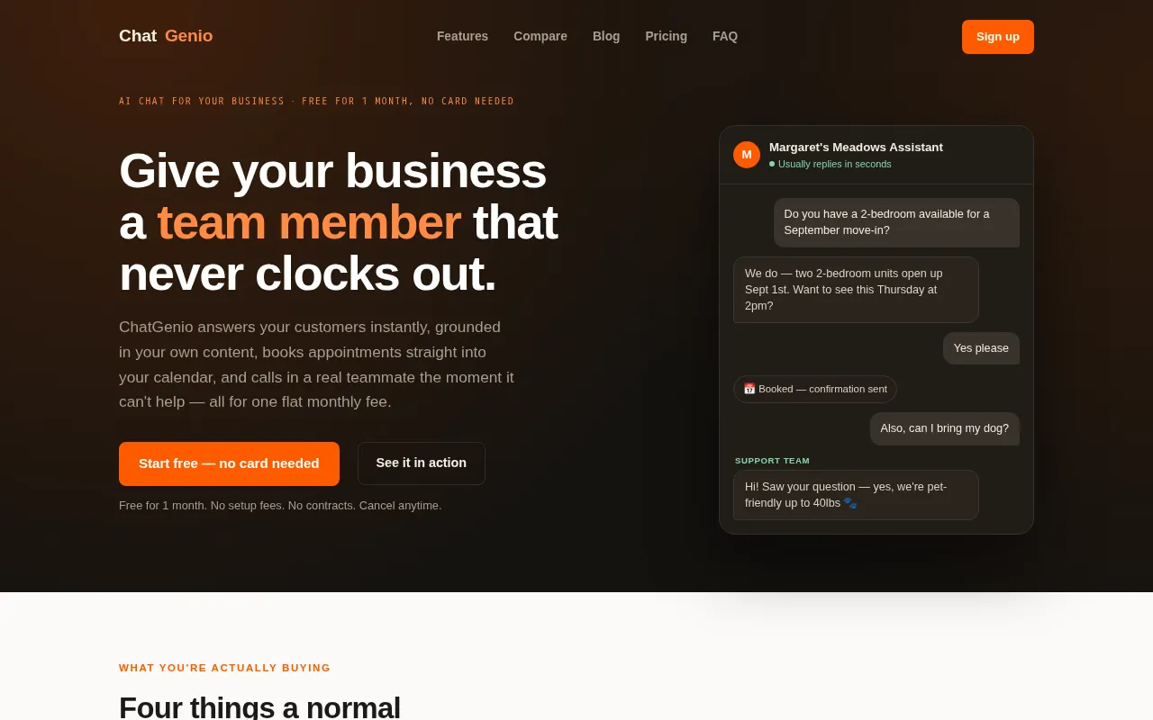 ChatGenio — preview screenshot