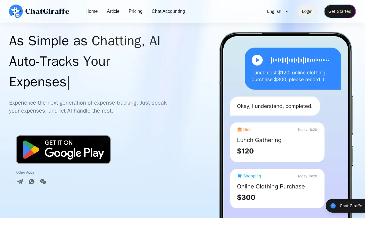 ChatGiraffe — preview screenshot