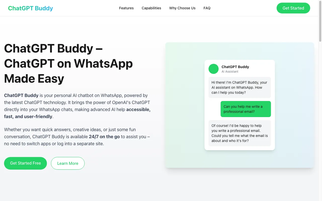 ChatGPT Buddy — preview screenshot