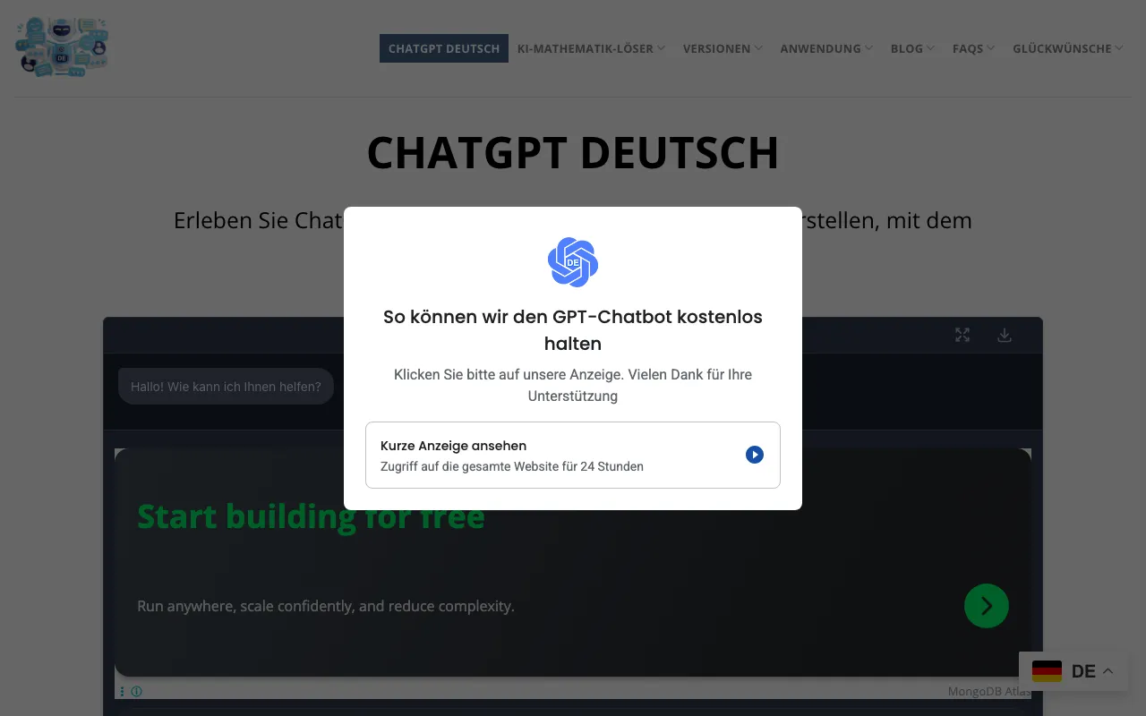 ChatGPT Online ChatGPTXOnline — preview screenshot