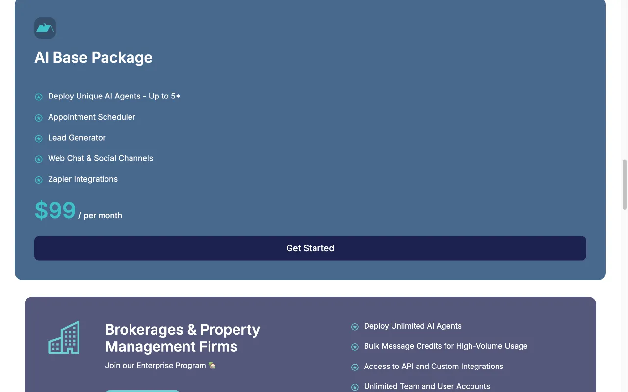 Chatlease — pricing page