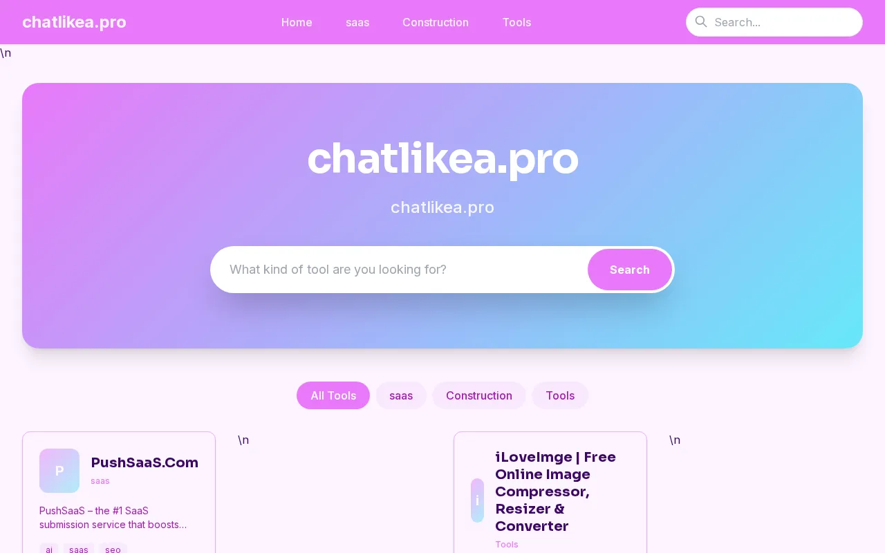chatlikea.pro — preview screenshot