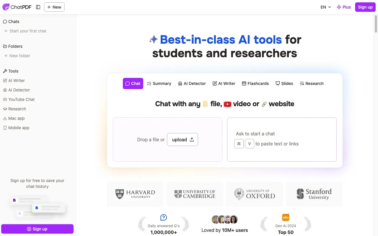 ChatPDF — preview screenshot