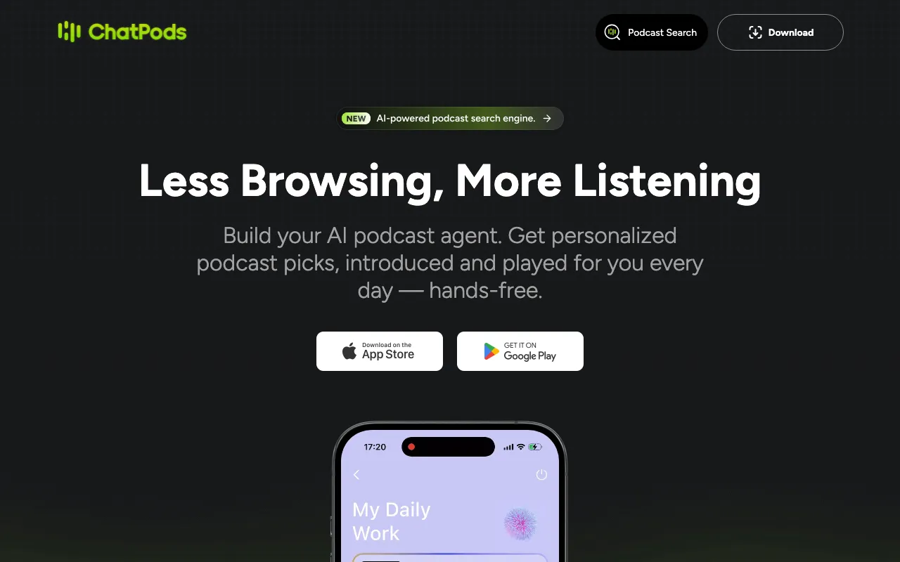 ChatPods — preview screenshot