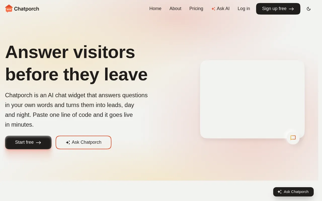 Chatporch — preview screenshot