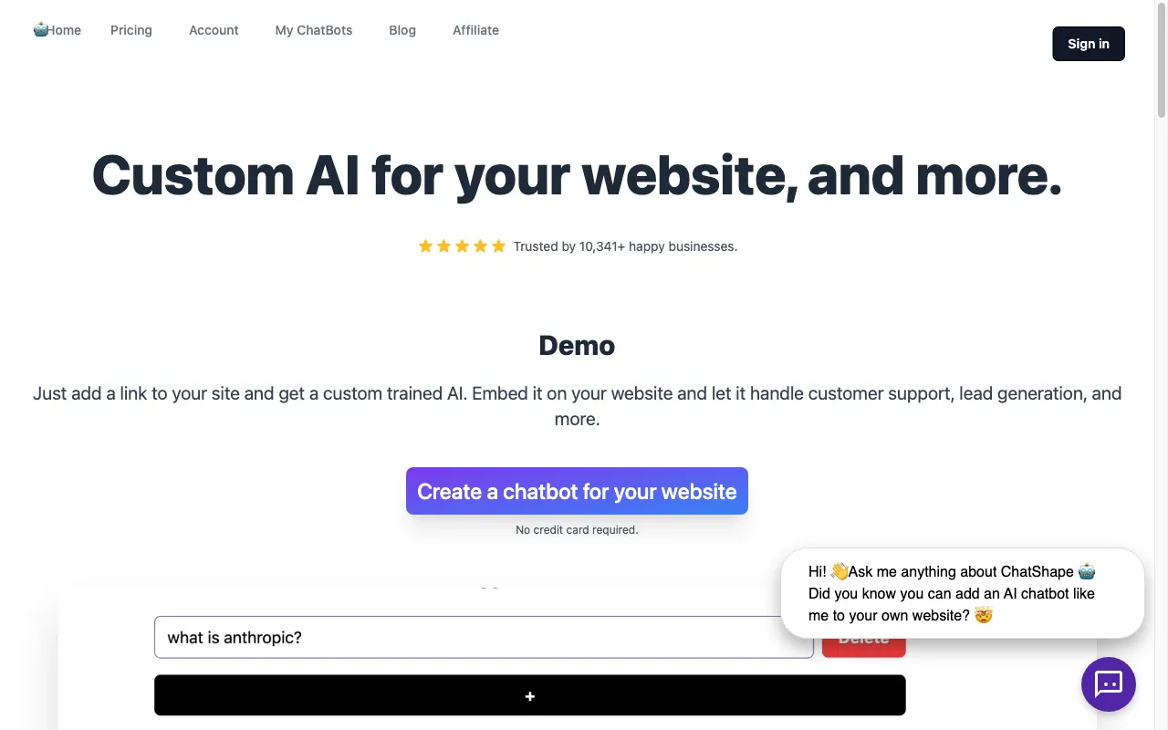 ChatShape — preview screenshot