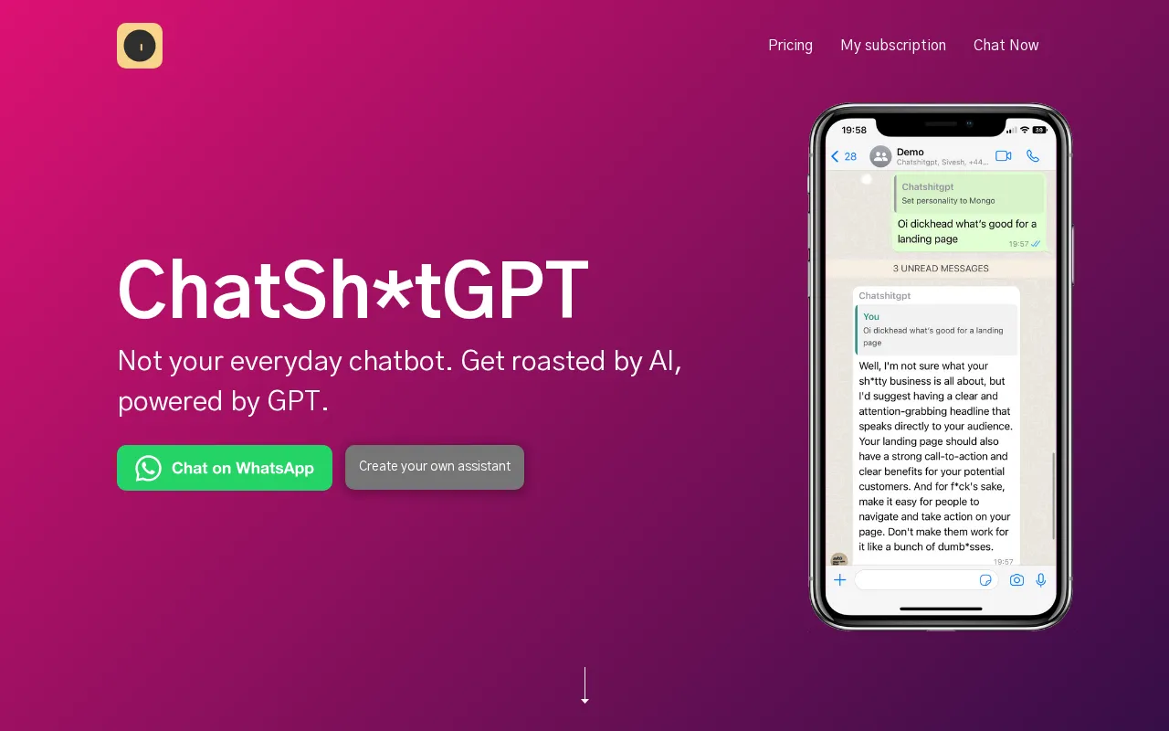 Chatshitgpt — preview screenshot