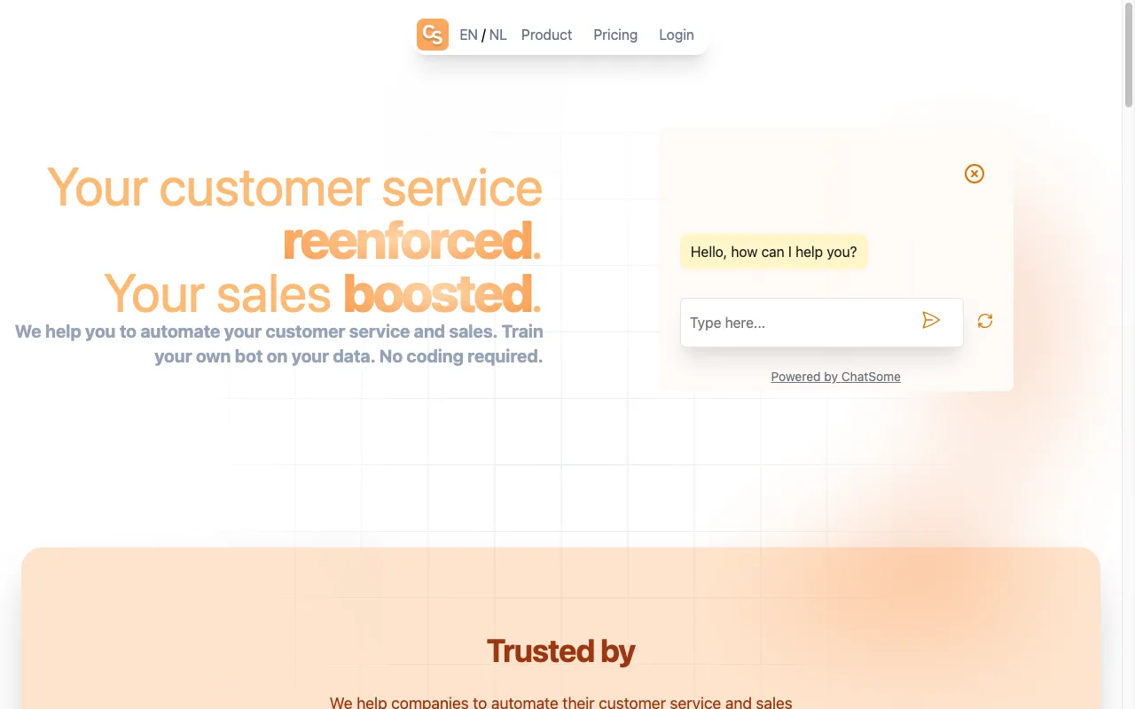 chatsome.co — preview screenshot