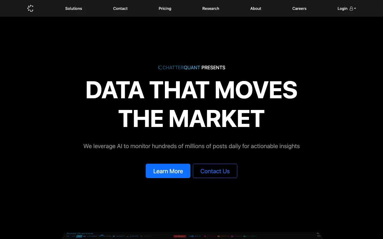 ChatterQuant — preview screenshot