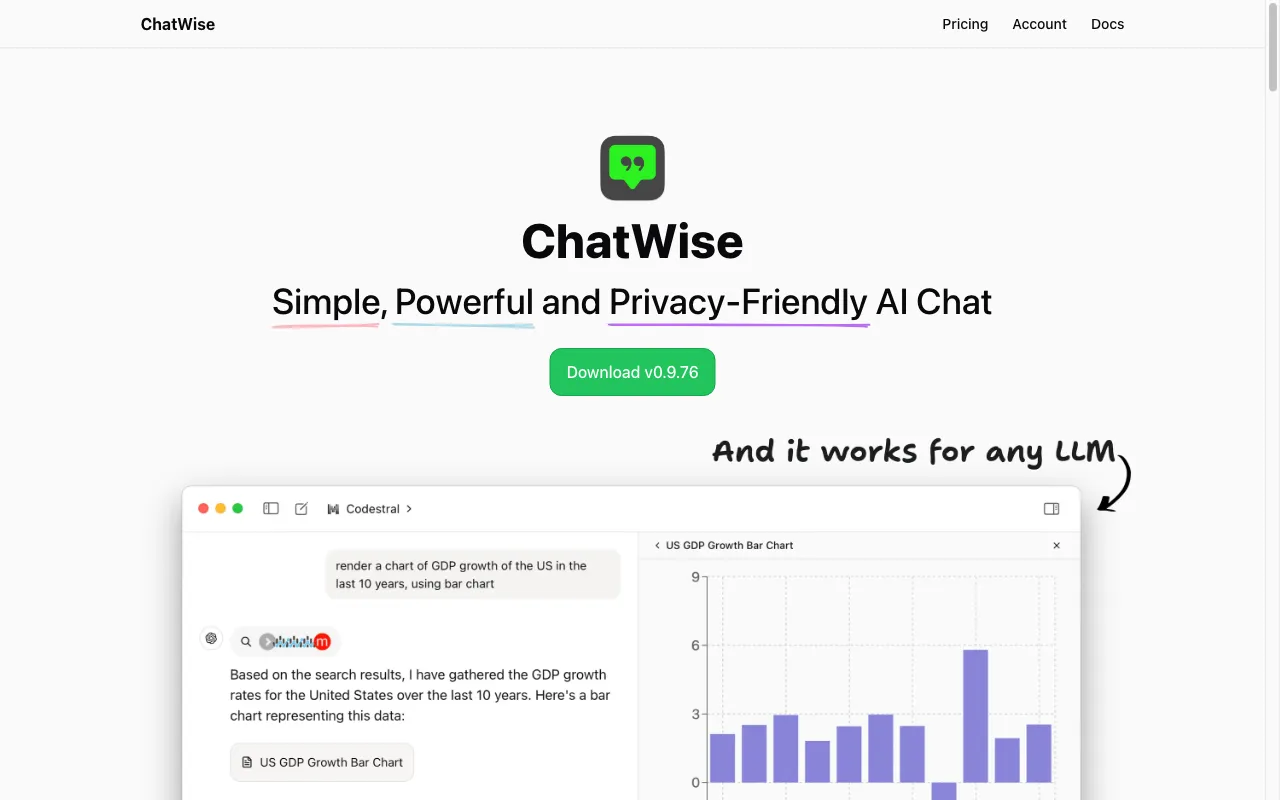 ChatWise — preview screenshot