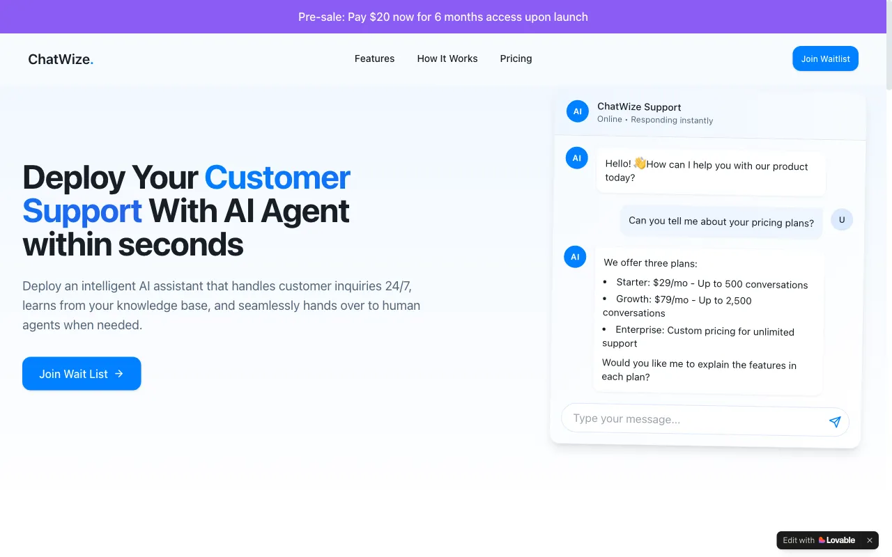 Chatwize — preview screenshot