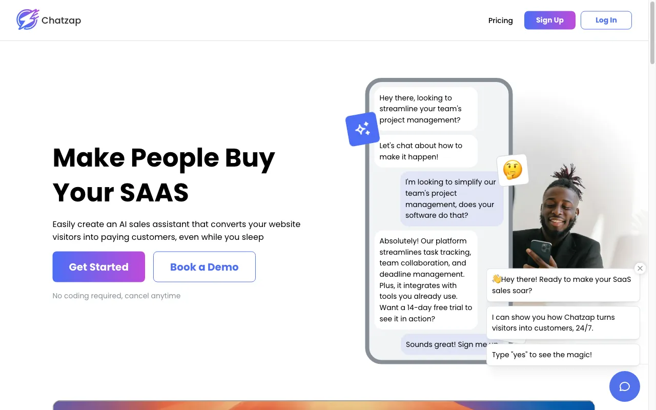 chatzap.co — preview screenshot