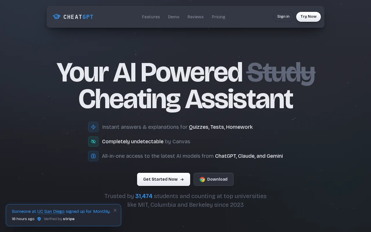 CheatGPT — preview screenshot