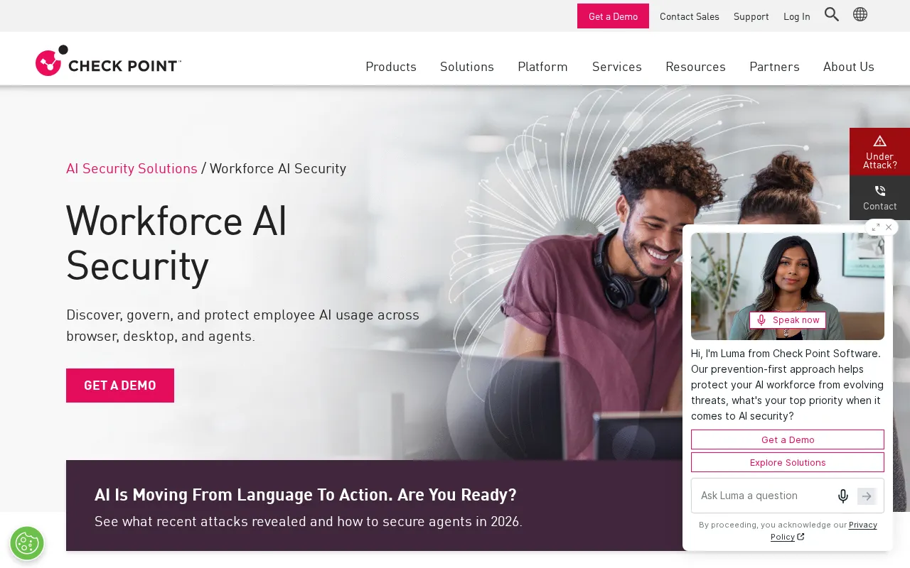 Check Point Workforce AI Security — preview screenshot
