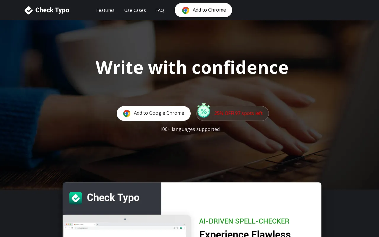 Check Typo — preview screenshot