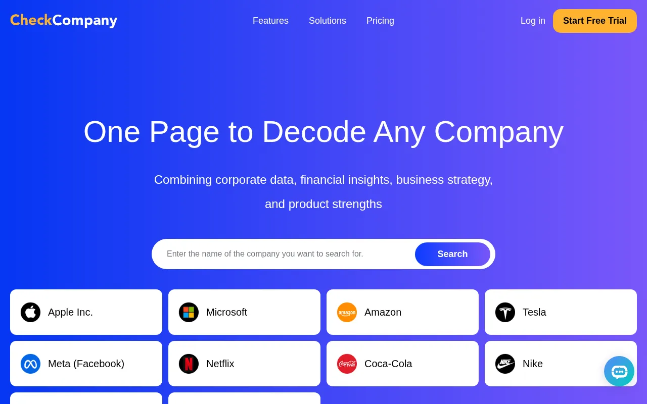 CheckCompany — preview screenshot
