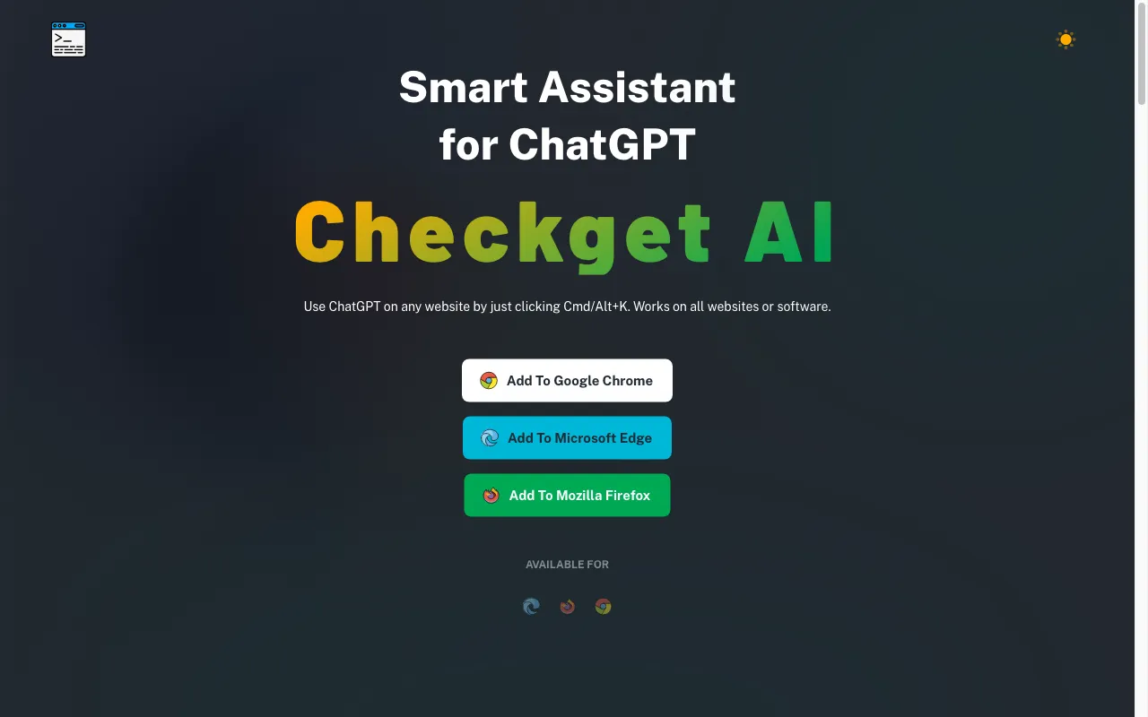 Checkget — preview screenshot
