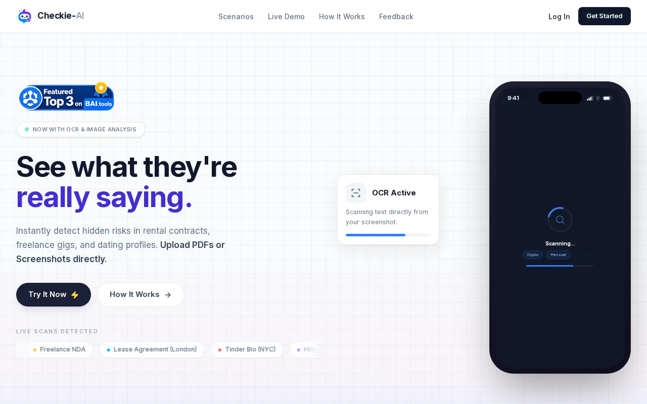 Checkie-AI — preview screenshot