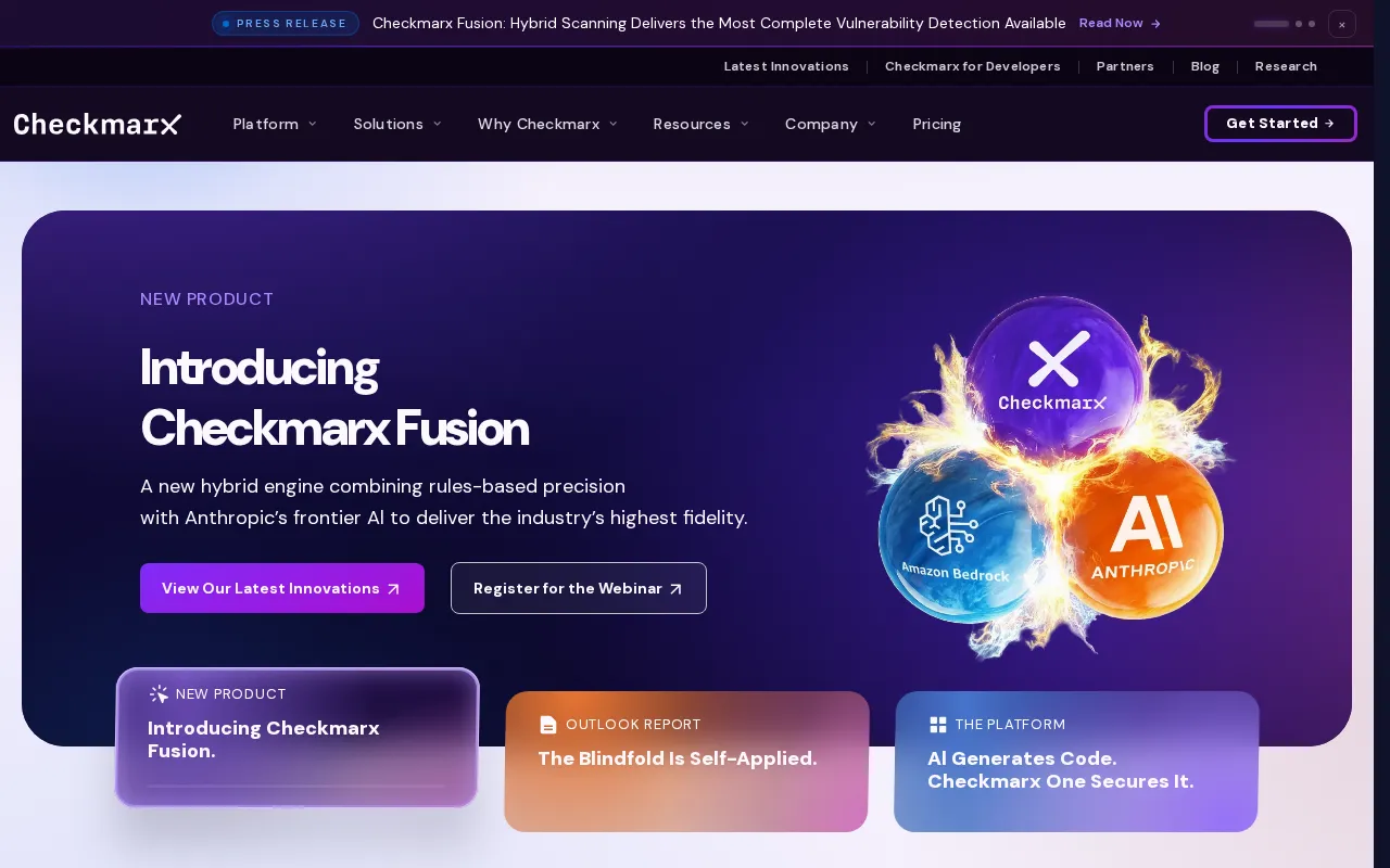 Checkmarx — preview screenshot